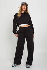 Cropped Rugby Sweatshirt Tracksuit