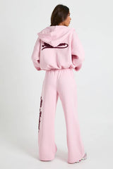 Petite Ath Archive Self Fabric Applique Straight Leg Jogger
