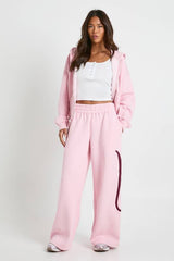 Petite Ath Archive Self Fabric Applique Straight Leg Jogger