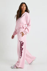 Petite Ath Archive Self Fabric Applique Straight Leg Jogger