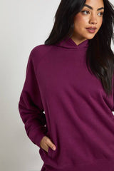 Raglan Seam Oversized Hoodie