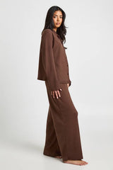 Super Soft Long Sleeve Top & Trousers Pyjama Set