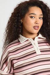 Plus Copenhagen Stripe Rugby Sweatshirt