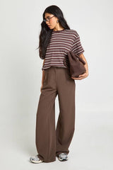 Tall Essential Wide Leg Tailored Trousers