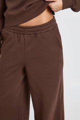 Boat Neck Sweatshirt Tracksuit