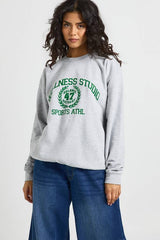 Wellness Studio Printed Crew Neck Sweatshirt