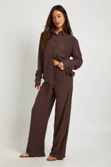 Tall Premium Linen Wide Leg Trousers