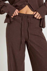 Tall Premium Linen Wide Leg Trousers