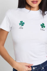 St Patrick's Day Lucky Charms Baby Tee