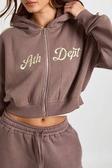 Ath Dept Side Stripe Zip Through Hooded Tracksuit