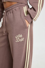 Ath Dept Side Stripe Zip Through Hooded Tracksuit