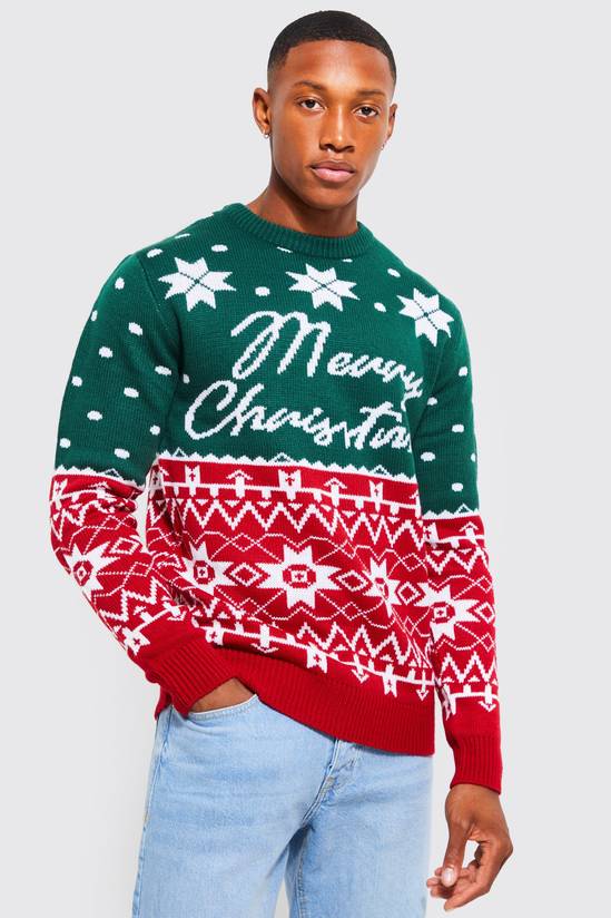 Merry Christmas Fair Isle Jumper