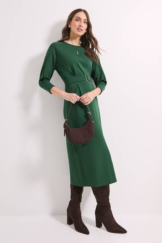 Tailored Ponte Pencil Dress
