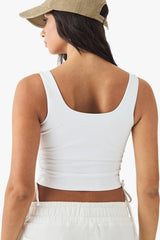 DSGN Studio Sculpt Ruched Side Vest Top