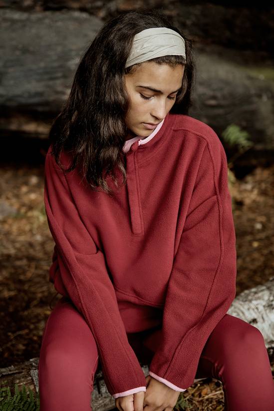 DSGN Studio Sport Polar Fleece Contrast Binding Jacket