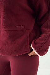 DSGN Studio Sport Polar Fleece Contrast Binding Jacket