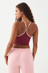 DSGN Studio Sport Contrast Binding Strappy Cami Top