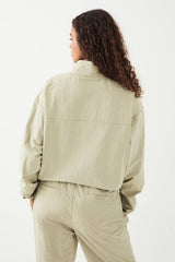 DSGN Studio Sport Nylon Funnel Neck Zip Through Jacket