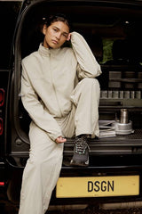 DSGN Studio Sport Nylon Funnel Neck Zip Through Jacket