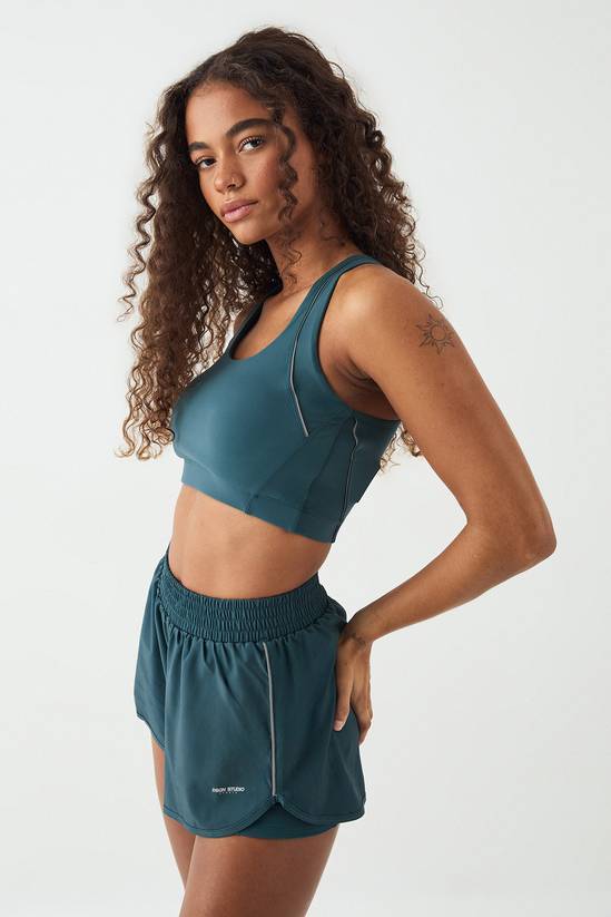 DSGN Studio Reflective Binding 2 In 1 Running Shorts