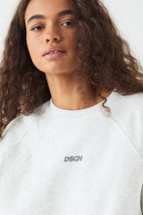 DSGN Studio Reflective Raglan Seam Oversized Sweatshirt