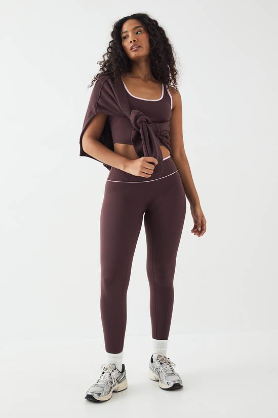 DSGN Studio Sports Sculpt Contrast Piping High Waist Legging