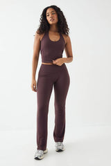 DSGN Studio Sports Sculpt Detail Padded Halterneck Top