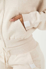 DSGN Studio Boxy Crop Zip Through Hoodie