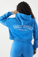 DSGN Studio Sport Training Club Boxy Zip Through Hoodie