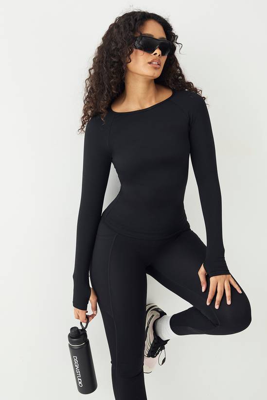 DSGN Studio Sport Contour Seamless Fitted Long Sleeve Top