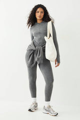 DSGN Studio Sport High Contour Washed Seamless Zip Through Jacket