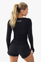 DSGN Studio Sports Sculpt Seam Detail Long Sleeve Top