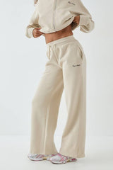 DSGN Studio Deep Hem Boxy Crop Zip Through Hooded Tracksuit