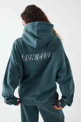 DSGN Studio Run Club Printed Oversized Hoodie