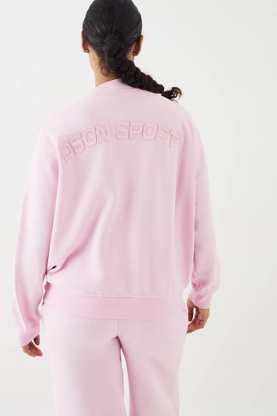 DSGN Studio Self Fabric Applique Oversized Sweatshirt