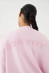 DSGN Studio Self Fabric Applique Oversized Sweatshirt