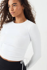 DSGN Studio Sculpt Ruched Side Long Sleeve Top