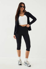 DSGN Studio Sculpt Wrap Waist Capri Legging