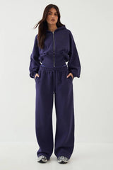 DSGN Studio Sport Boxy Crop Cinched Hem Zip Through Hoodie