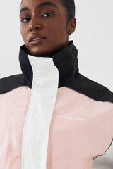 DSGN Studio Colour Block Funnel Neck Jacket