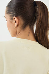 DSGN Studio Crew Neck Button Through Long Sleeve Top