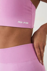 DSGN Studio Sport Contour Seamless Twist Back Padded Sports Bra